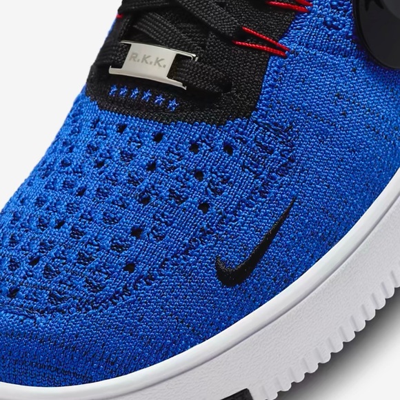 Nike Robert Kraft Blue New England Patriots Ultra Flyknit Air Force 1 Low 9.5 - Picture 9 of 10